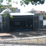 palco dell'Arena Santa Giuliana